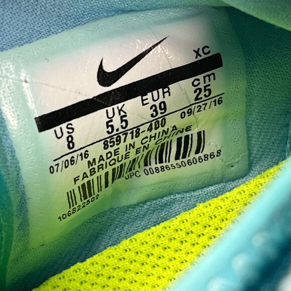 Nike Air Zoom Ultra React HC Shoes Womens Size 8 Blue Athletic Sneakers 859718 - Picture 13 of 13